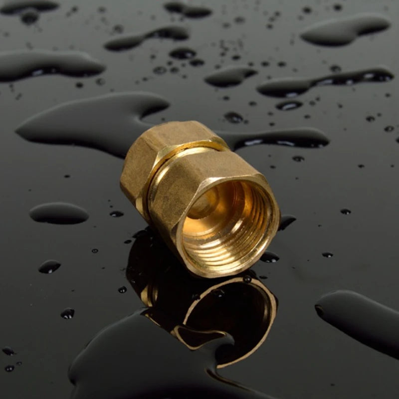 4pcs 1/2" 3/4" 1" To 12-16/16-20/20-25mm Aluminum-Plastic Pipe Joint Solar Heater Geothermal Tube Copper/Brass Elbow/Tee Connect