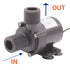 Hombrew Pump DC 12V Solar Hot Water Heater Circulation Pump 600 L/H Low Noise 3M Discharge Food Grade Plastic Cooling Pump IP68