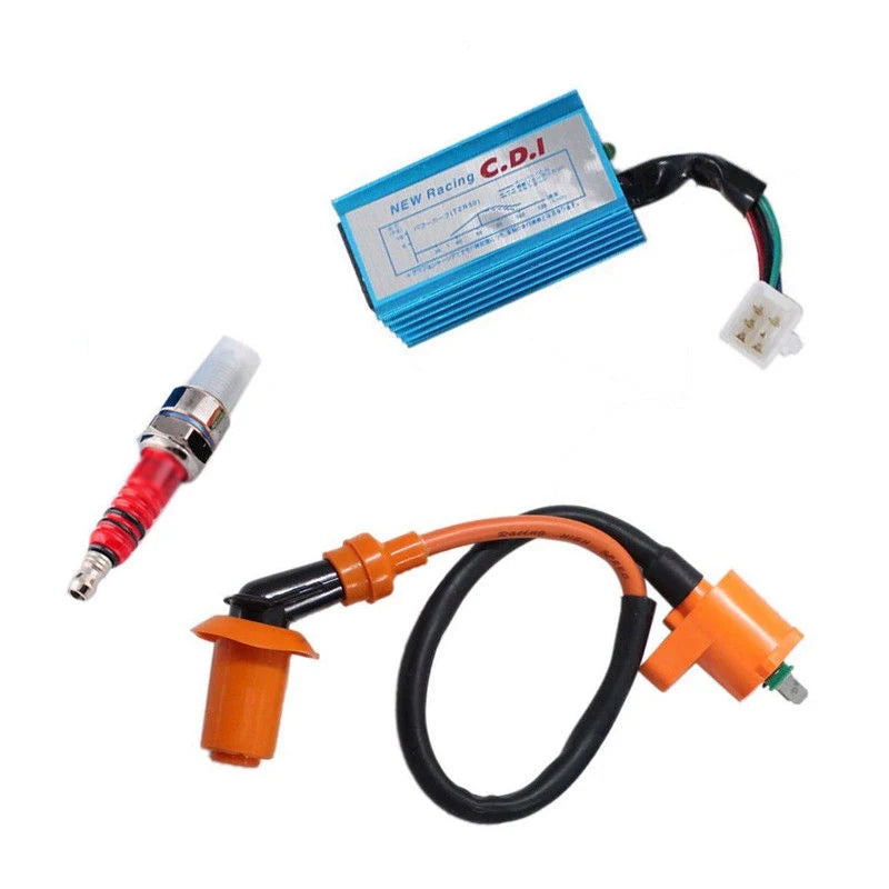 High  Performance Racing Ignition Coil&Spark Plug&AC CDI For GY6 50cc 125cc 150cc