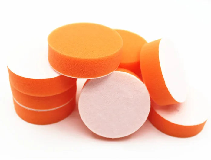 100PC 80mm 3" flat High Gross Polishing Buffing Pad Kit for Car Polisher Buffer Sponge Clean waxing Auto paint maintenance care
