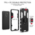 KEYSION Armor For Xiaomi Pocophone F1 Case Shockproof PC+TPU Protective Back Cover For Poco F1 Case Magnetic Holder Ring Bracket