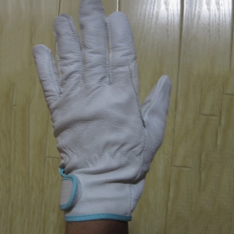 2020 New Sheepskin Welding Gloves Tig Mig Mag High Temperature Wear-resistant Work Labor Protection Leather Soft Gloves