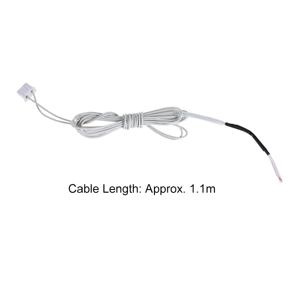 NTC pre-wired thermistor  most 3D printers heat bed & extruder. 100K ohm temperature sensor. 2P terminal for connecting.gadget