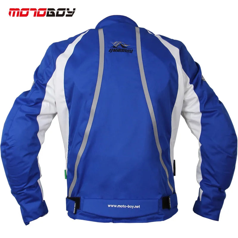 Winter jackets for women Men Blue Red Waterproof Durable Motorcycle Body Armor Jacket High Visible Moto Clothes