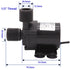Hombrew Pump DC 12V Solar Hot Water Heater Circulation Pump 600 L/H Low Noise 3M Discharge Food Grade Plastic Cooling Pump IP68