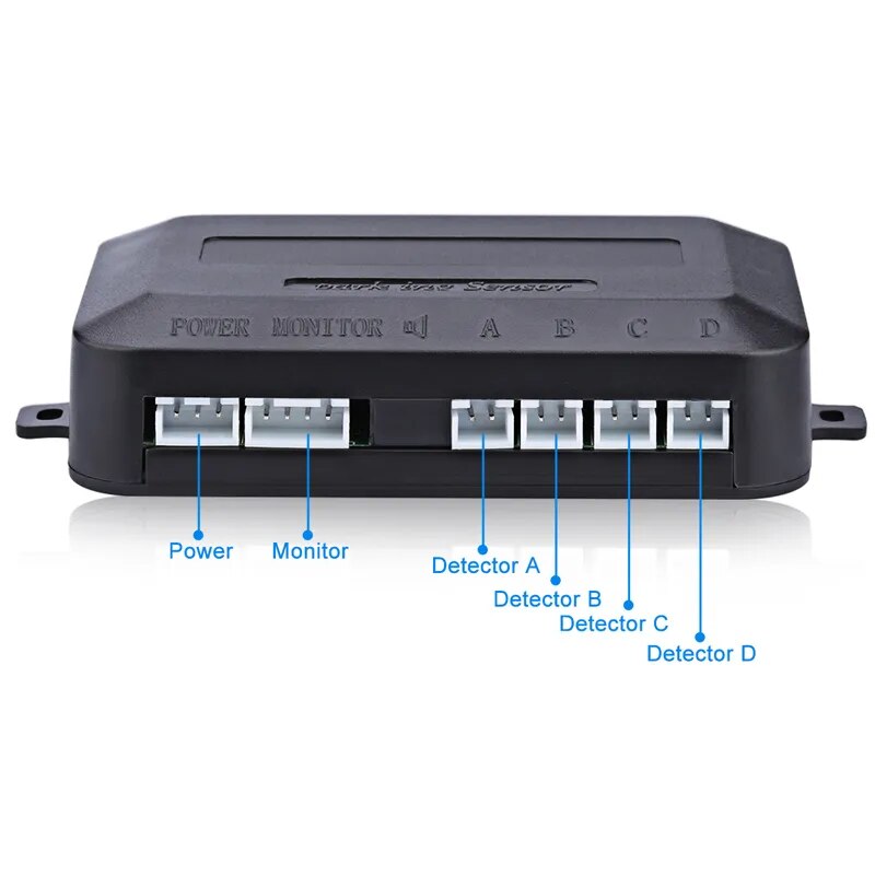 Car Parktronic LED Parking Sensor Kit Backlight Display with Switch Reverse Backup Radar Monitor Detector System With 4 Sensors