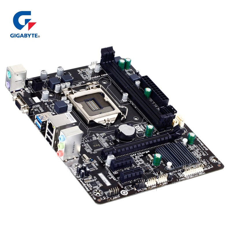 Gigabyte GA-H81M-S1 Motherboard H81 H81M 2x DDR3 16GB H81M-S1 LGA 1150 USB3.0 Desktop SATA III Micro ATX Original Mainboard Used