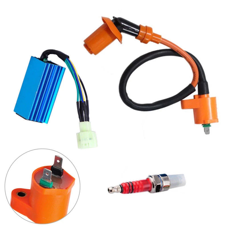 High  Performance Racing Ignition Coil&Spark Plug&AC CDI For GY6 50cc 125cc 150cc