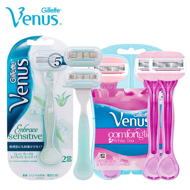 Gillette Venus Razor for Women Girls Ultra Thin Layers Blade with Lubricating Soap Safty Razor Shaving & Hair Removal