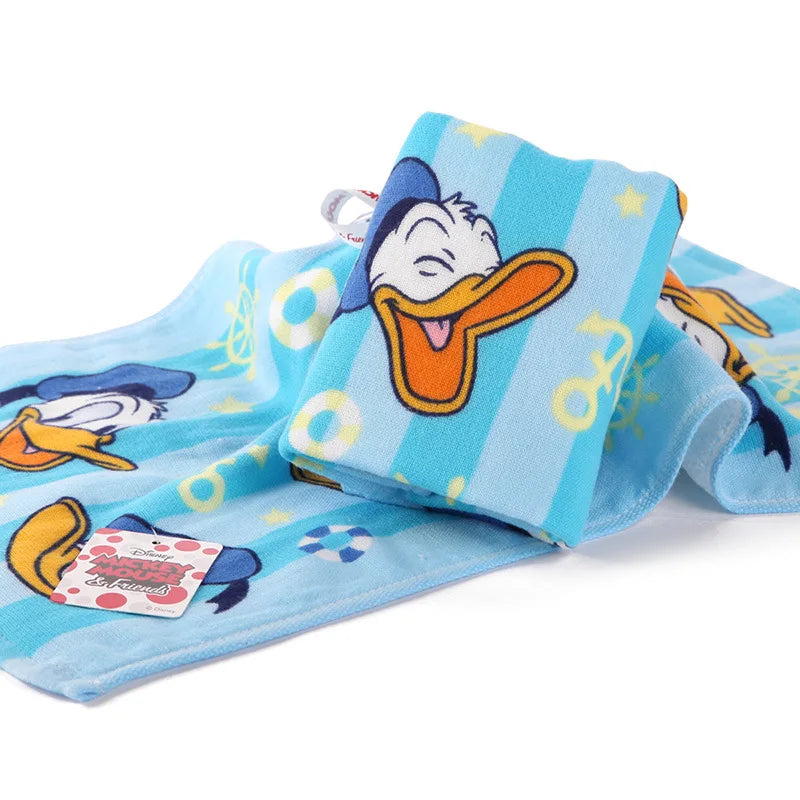 Mickey Mouse Candy Color Princess Printed Cotton  Gauze Face Towel Newborn Baby Cartoon Hand Bathing Bibs Towels Handkerchief