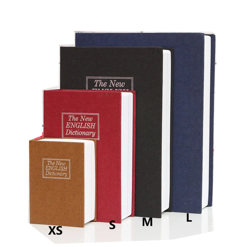 Book Safes Simulation Dictionary Secret Book Safe Money Box Case Money Jewelry Storage Collection Box Security Password Lock