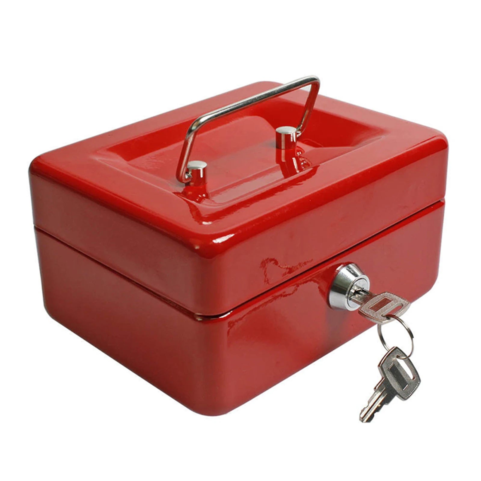 Lockable Cash Box Deposit Slot Cash Money Box Safe Portable With 2 Keys Storage Box Money Jewellery Storage Lock Box Outdoor