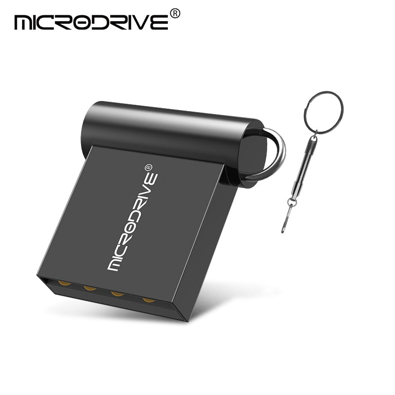 Mini USB Flash Drive Pen Drive USB 2.0 Pendrive 64GB 32GB 16GB Flash Memory Stick with Key Ring 128GB U Disk Creative gifts