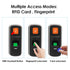 RFID 125KHz Access Control Reader Fingerprint Biometric System Fingerprint Access Controller WG26 input/output Support SD Card