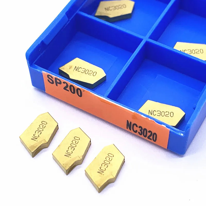 SP200 SP300 SP400 PC9030 NC3020 NC3030 Slotted Carbide Inserts Parting and grooving metal Tool Lathe Tool grooving turning tool