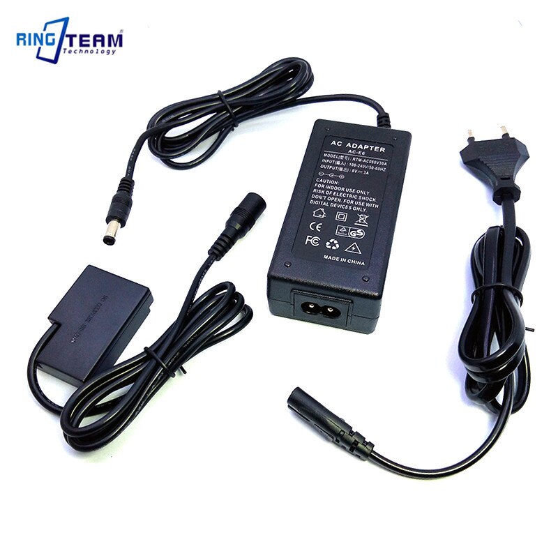 ACK-E18 ACKE18 AC Power Adapter (AC-E6 + LP-E17) DR-E18 for Canon Cameras EOS 77D 200D 750D T6i 760D T6s T7i T8i 8000D sl2 sl3