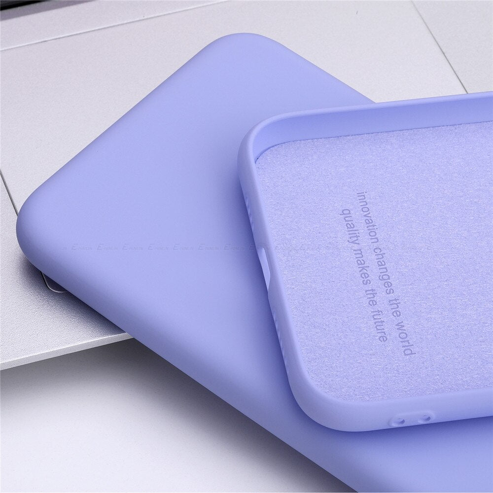 Candy Color Liquid Silicone Full Protection Thin Soft Cover For Meizu 18 18S 18X 17 Pro 16th Shockproof Phone Case