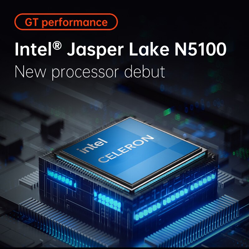 ALLDOCUBE GT Book Laptop Intel Celeron N5100 Windows 11 Notebook 12GB + 256GB SSD 1920×1080 IPS Computer Bluetooth 5.1 WiFi 6