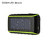 6000/8000mAh Multi-function Solar Power Bank Hand Crank Dynamo Powered Universal Double USB Outdoors Portable Charger PoverBank