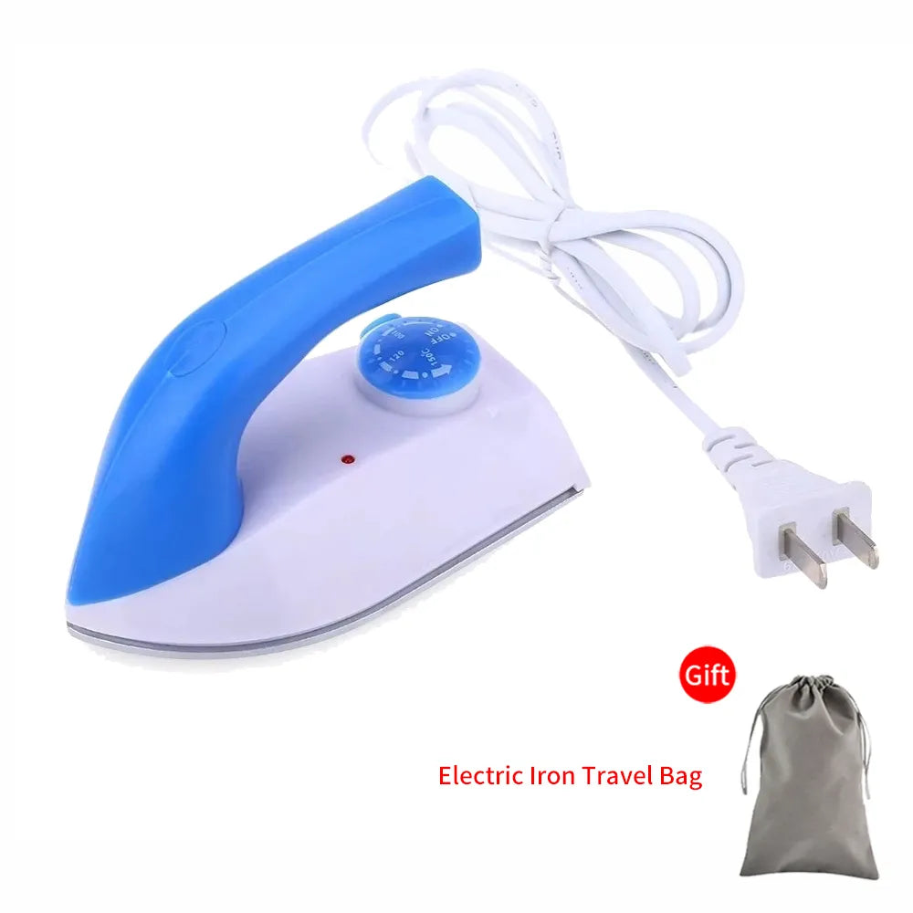 Mini Portable Electric Craft Clothing Sewing Pad Travelling Clothes DIY Small Iron Wet Dry Ironing Machine Household Iron