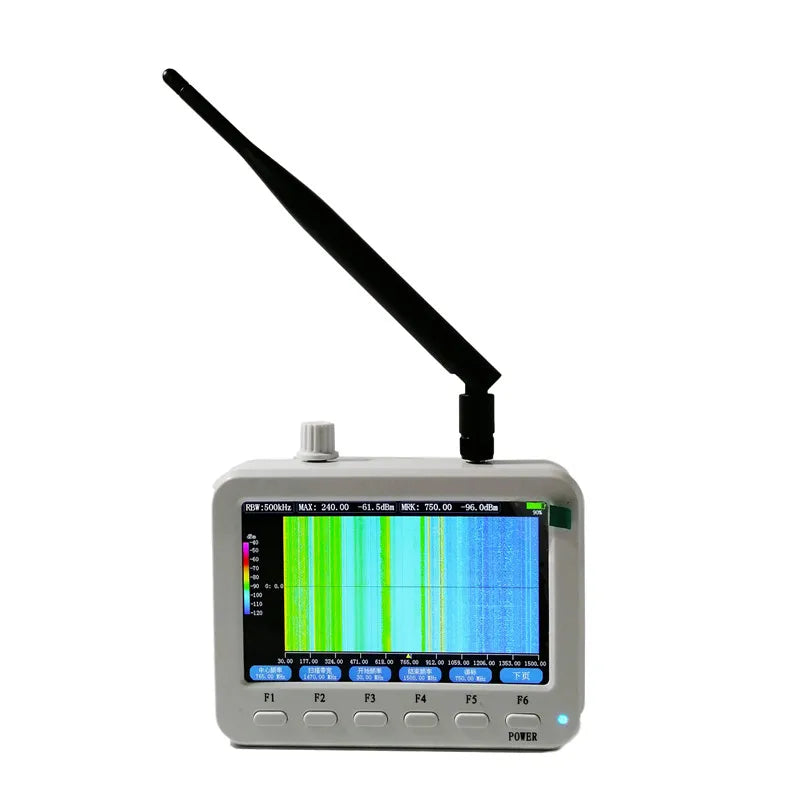 New 5 Inch LCD Display 6GHz Handheld Spectrum Analyzer 30M-6000MHz XT-360