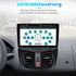 For Peugeot 207 2006-2015 Android 10.0 Car Radio Stereo Car Radio Stereo Multimedia Video Player GPS Navigation Head Unit 2+32G