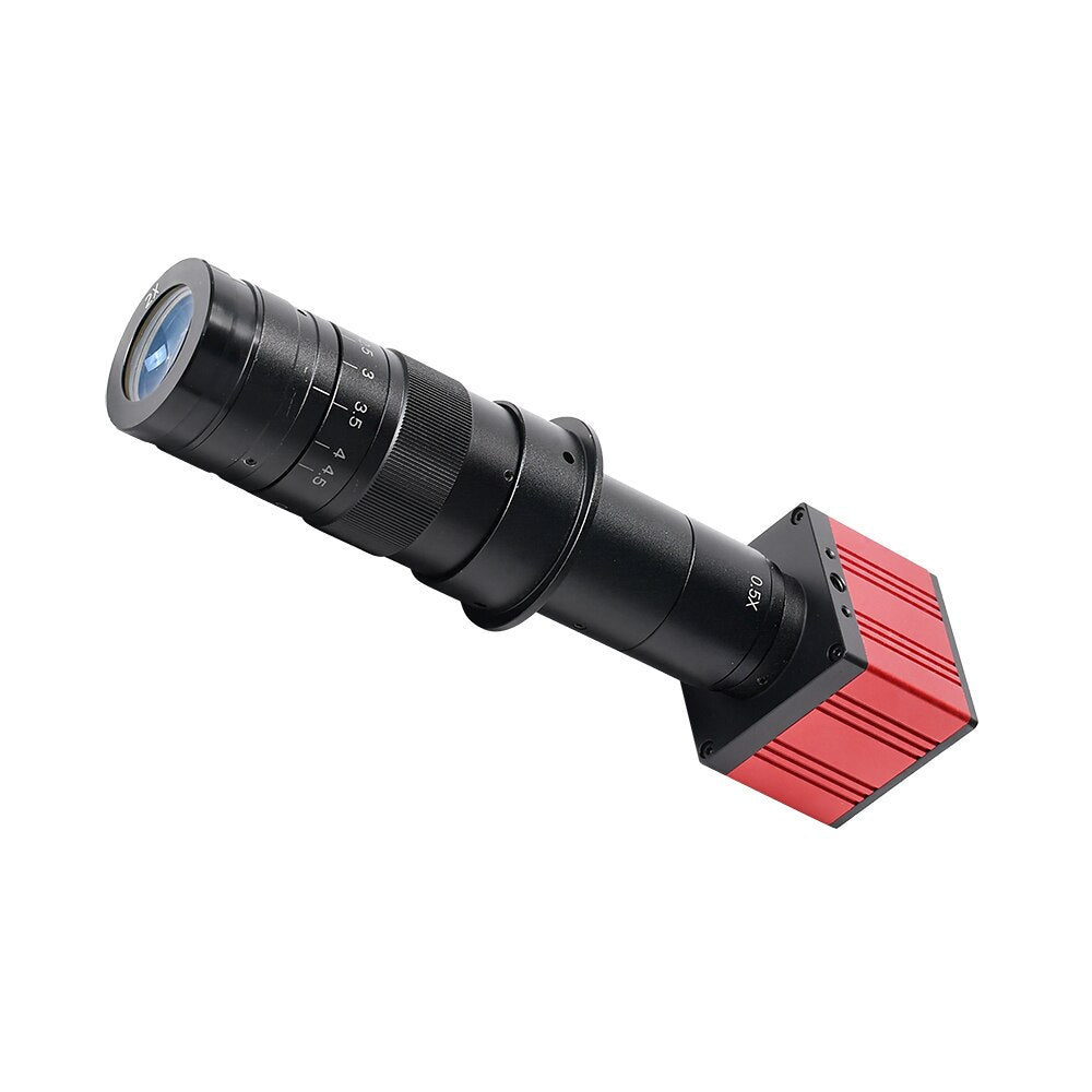 51MP 1080P Microscope Camera 180X C-Mount Lens HDMI USB Industrial Electronic Digital Microscope for Phone Repair PCB Soldering