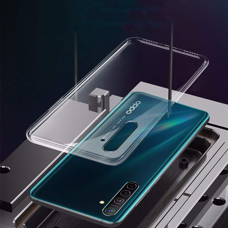 Ultra-thin Transparent Phone Case For OPPO Realme V11 V15 C20 C17 C12 C15 C11 C2 7i 5i 6i X7 X50 X2 7 6 5 3 Pro Soft TPU Cover