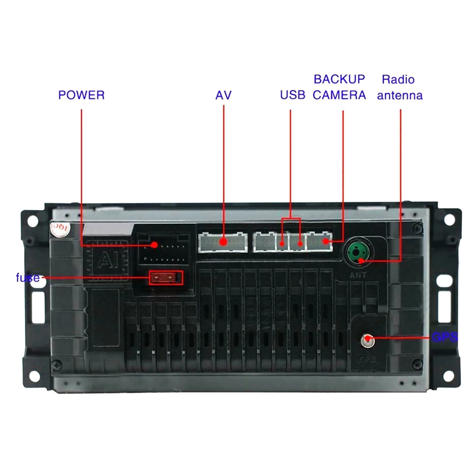 7" Android 10.1 Car Stereo Radio Wifi Multimedia MP5 Player for Jeep Chevrolet Chrysler Dodge GPS Navigation Head Unit 2 Din