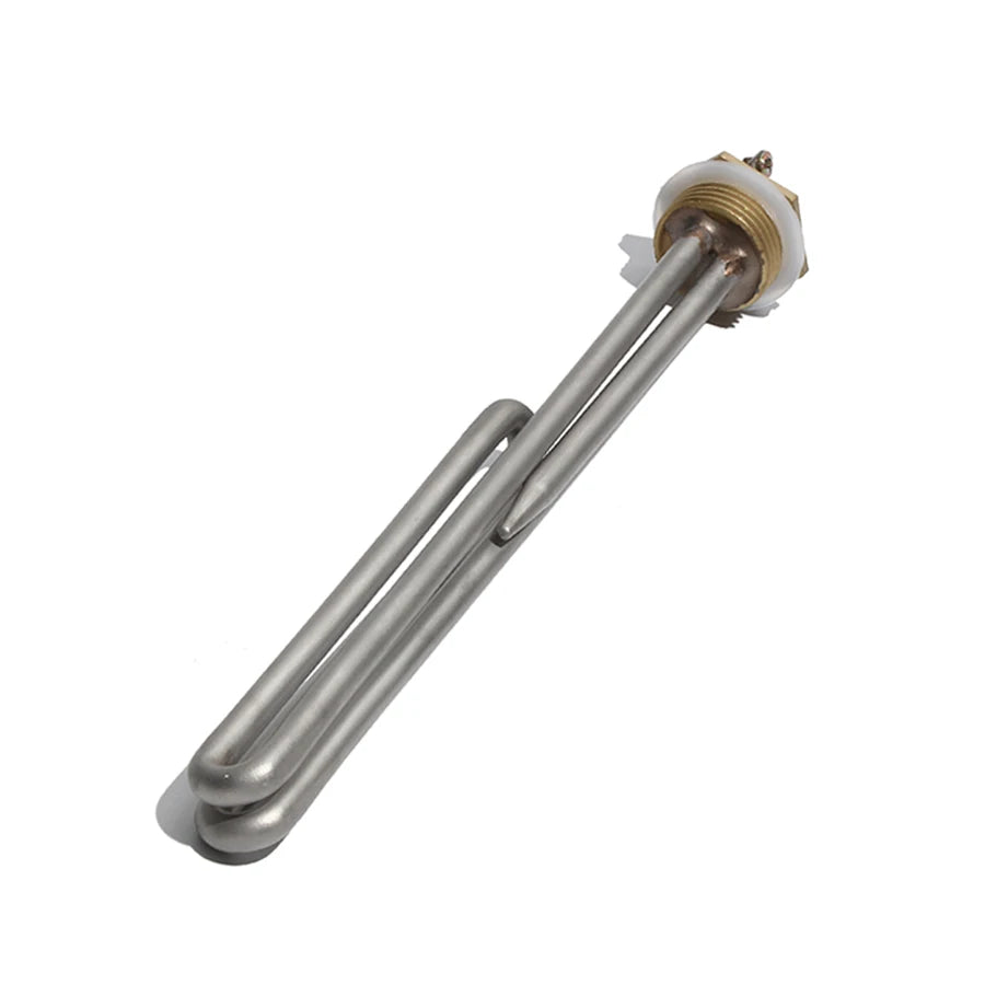 1 Inch BSP/DN25 Copper Thread Solar Water Heater Element 110V/220V/380V Electric Heating Tube with Probe Hole 1KW/2KW/3KW/4KW