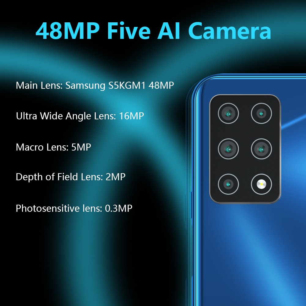 8GB Smartphone Cubot X30 NFC 48MP Five Camera 32MP Selfie 128GB ROM 6.4" FHD+ Fullview Global Version Helio P60 Mobile Phone OTG