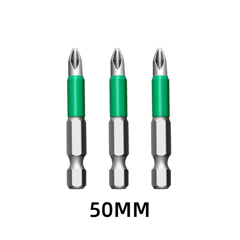 3/5/10Pcs 50mm PH2 Cross bit drill Head Screwdriver Bits Hand Tools Anti Slip Electric Hex Shank Magnetic Screwdriver Drill Bit