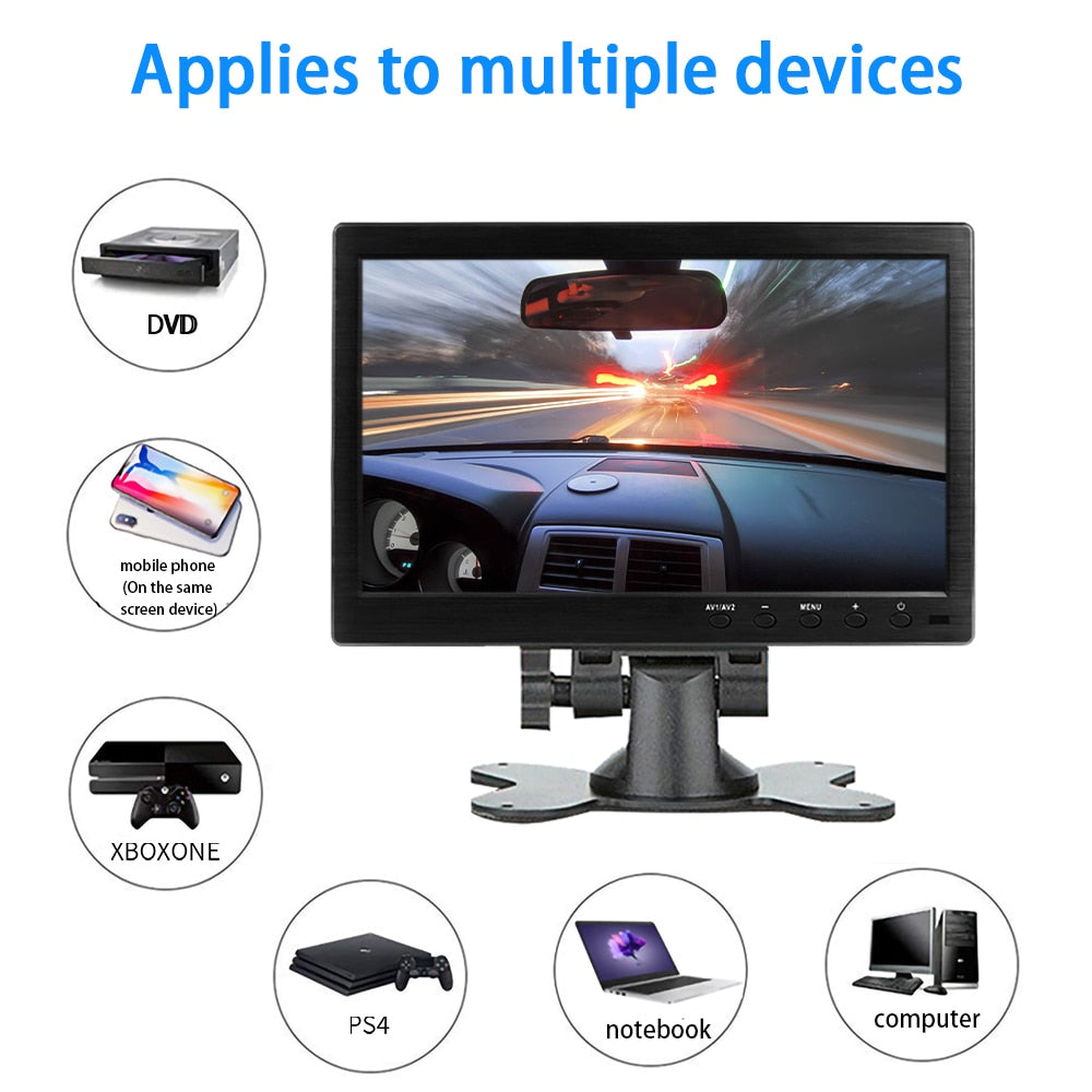 10.1″ pc monitor 1920x1200 Touch Gaming monitor for Raspberry Pi PS3 PS4 XBOX360 System CCTV with VGA HDMI BNC USB LCD display