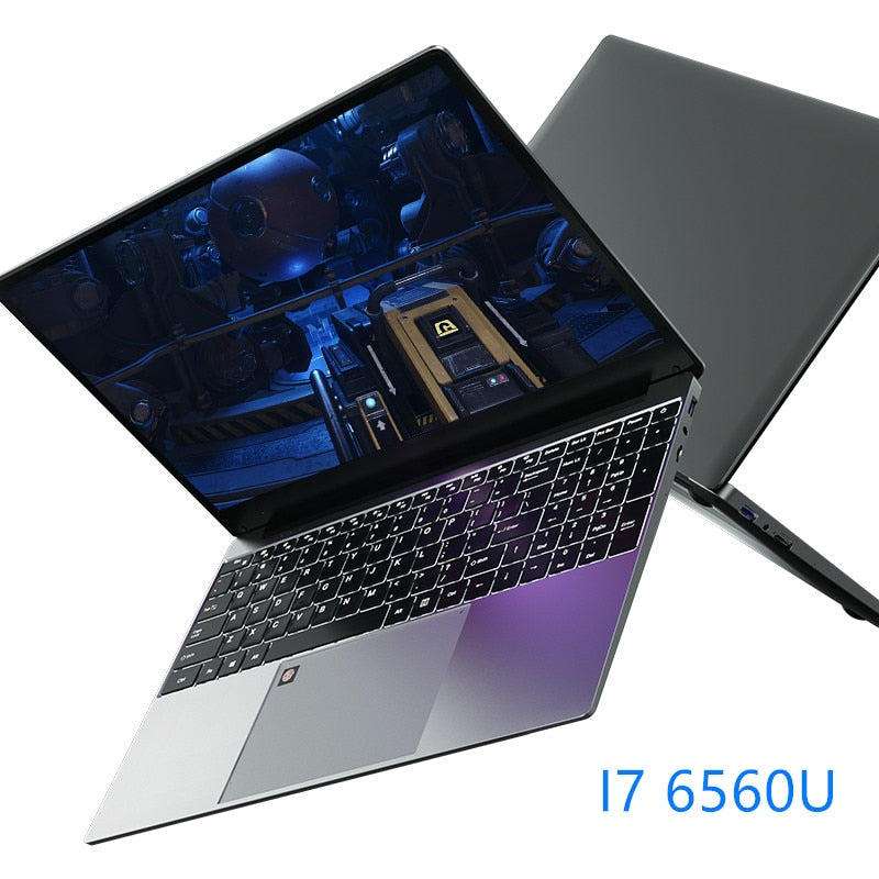 15.6 inch Gaming Laptop Intel Core i7-6560U 8G/16G RAM 1TB/128G/256G/512G SSD Notebook Computer Laptop IPS Display Ultrabook