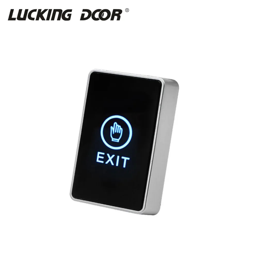 PushTouch Door Exit Button Eixt Release Button With LED Indicator for Home Security Protection switch access Control System