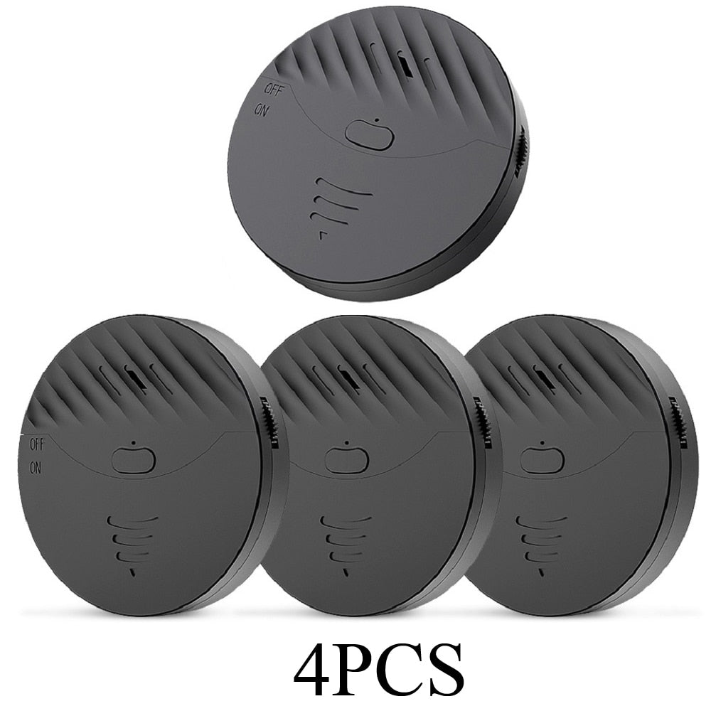 Elecpow Tuya Smart WiFi Window Door Vibration Alarm Sensor 130dB Glass Break Vibration Burglar Sensor Home Safety Alarm Detector