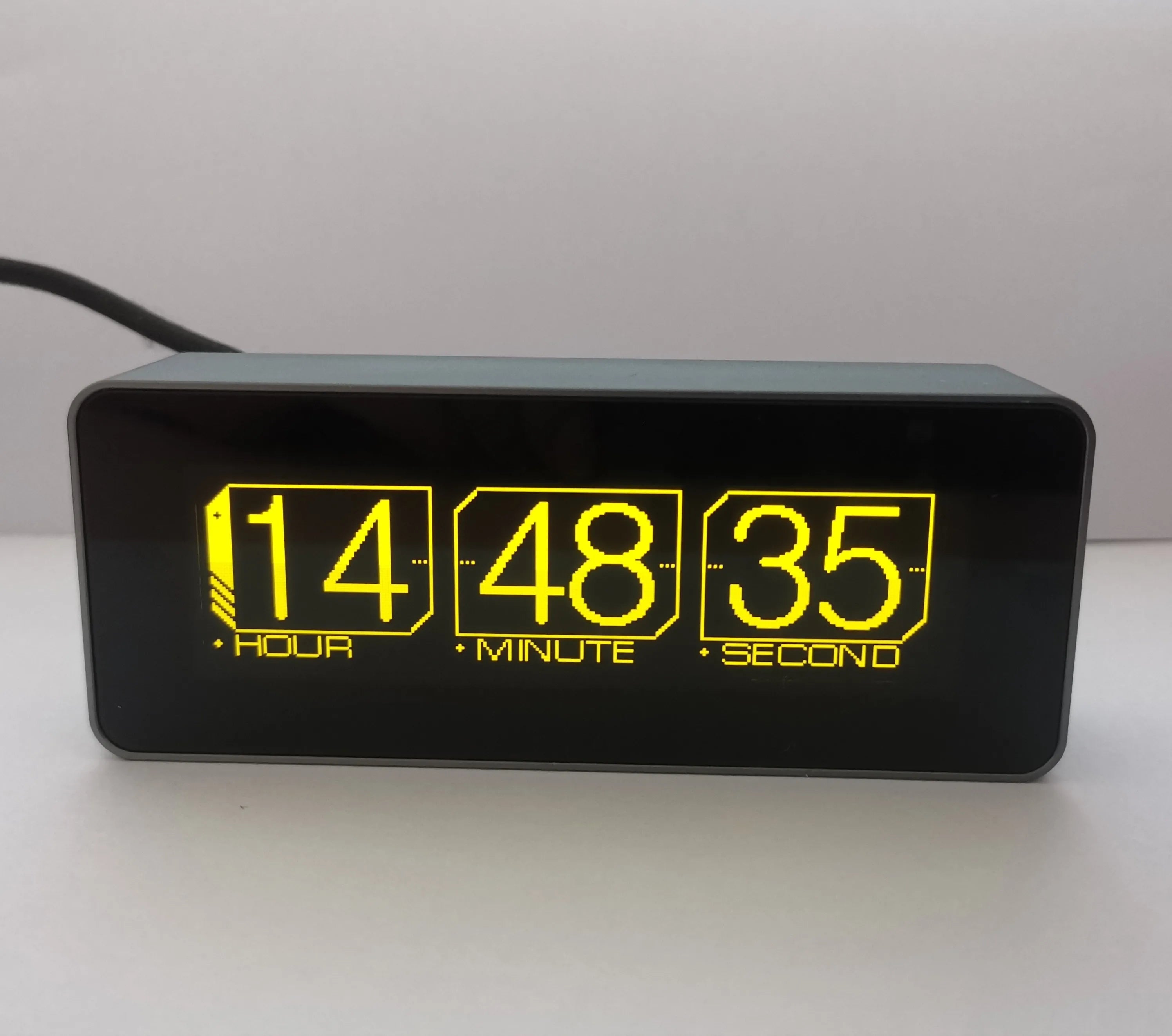 3.12 inch OLED Music Spectrum CLOCK Display Voice remote control Level Indicator rhythm Analyzer VU Meter FOR POWER Amplifier