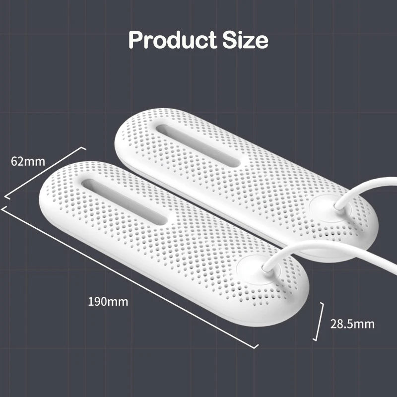 Electric Shoe Dryer Portable Timing Boot Dryer UV Deodorization Sterilization Dehumidification Shoes Baked Dryer Machine Heate