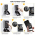 Waterproof Wall Mount Key Storage Secret Box Organizer 4 Digit Password Security Lock No Key Home Office Safe Box caja fuerte