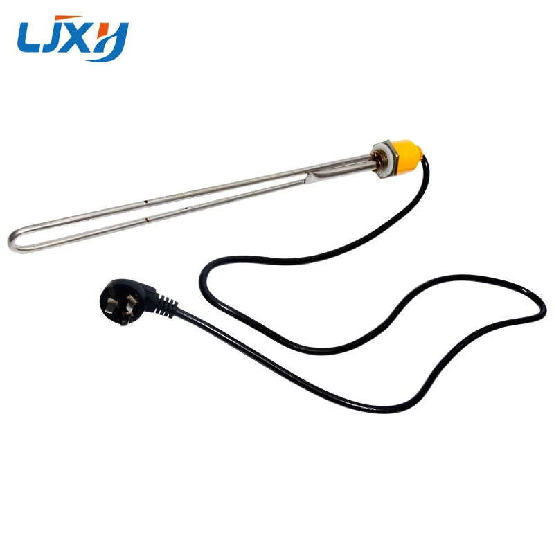 LJXH 201SS Solar Heater Element Heating Tube  220V 1.5KW Electric Water Heater Pipe 400mm Tube Length (Custom-made Accept)