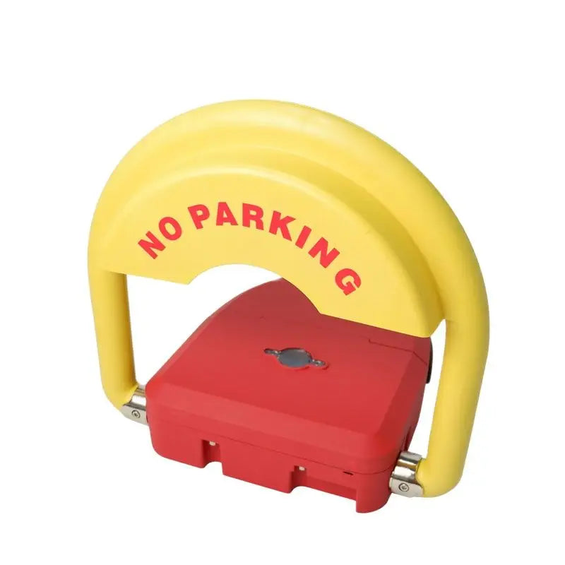 Rustproof And Durable Battery Operated Smart Parking Lock Grey & Red Appearance Optional Place An Order And Send 1 Mask