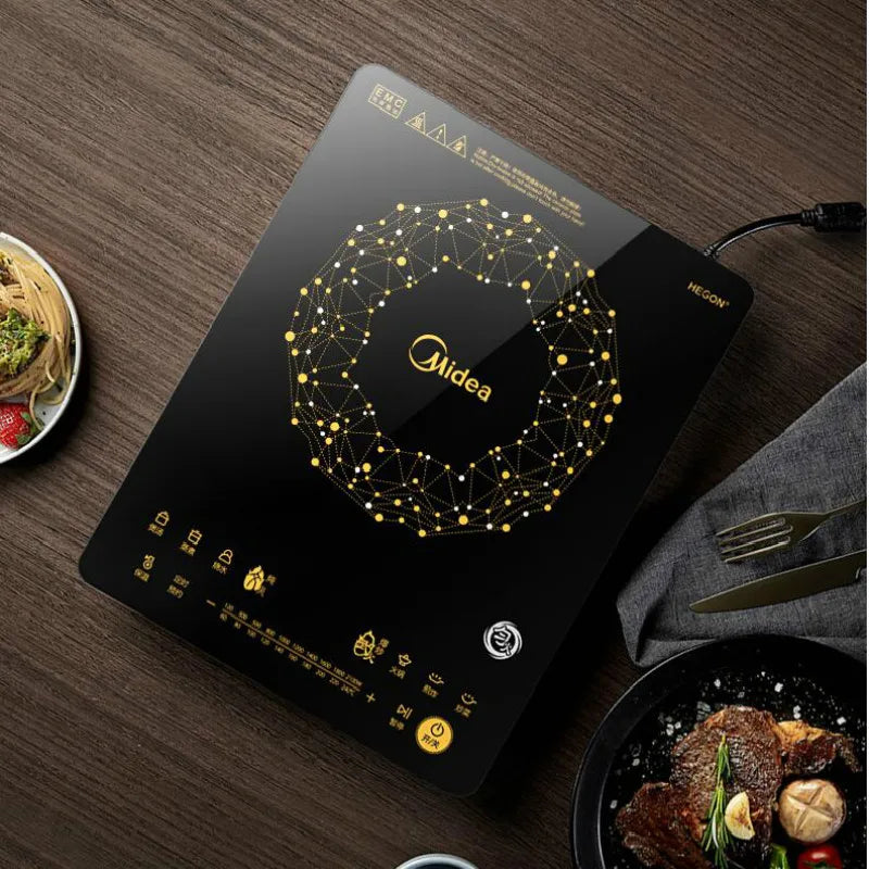 Induction cooker home, open flame smart wok, multi-function silent electric stove, hot pot induction cooker
