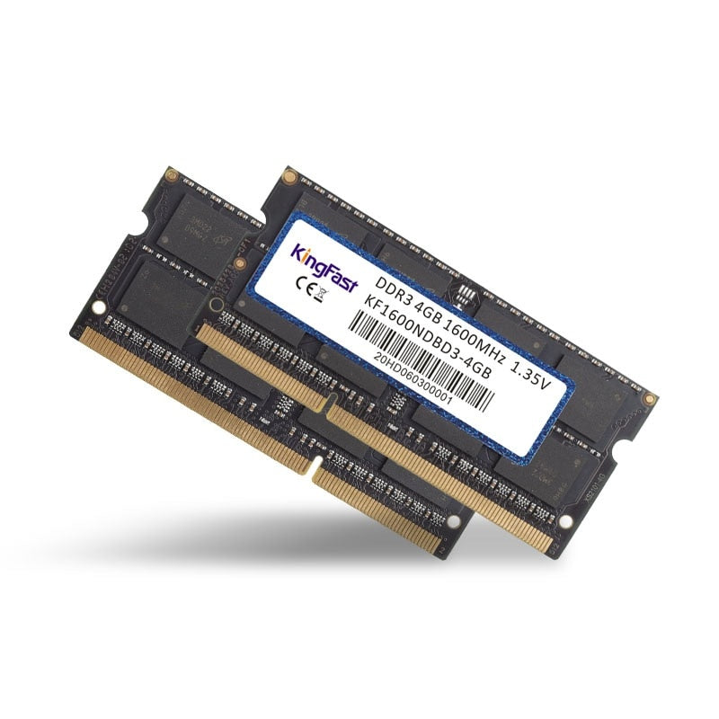 KingFast DDR3 DDR4 4GB 8GB 16GB Laptop Memory Ram 1600 2400 2666 3200 DDR3L 204Pin 260Pin Sodimm Notebook Memory