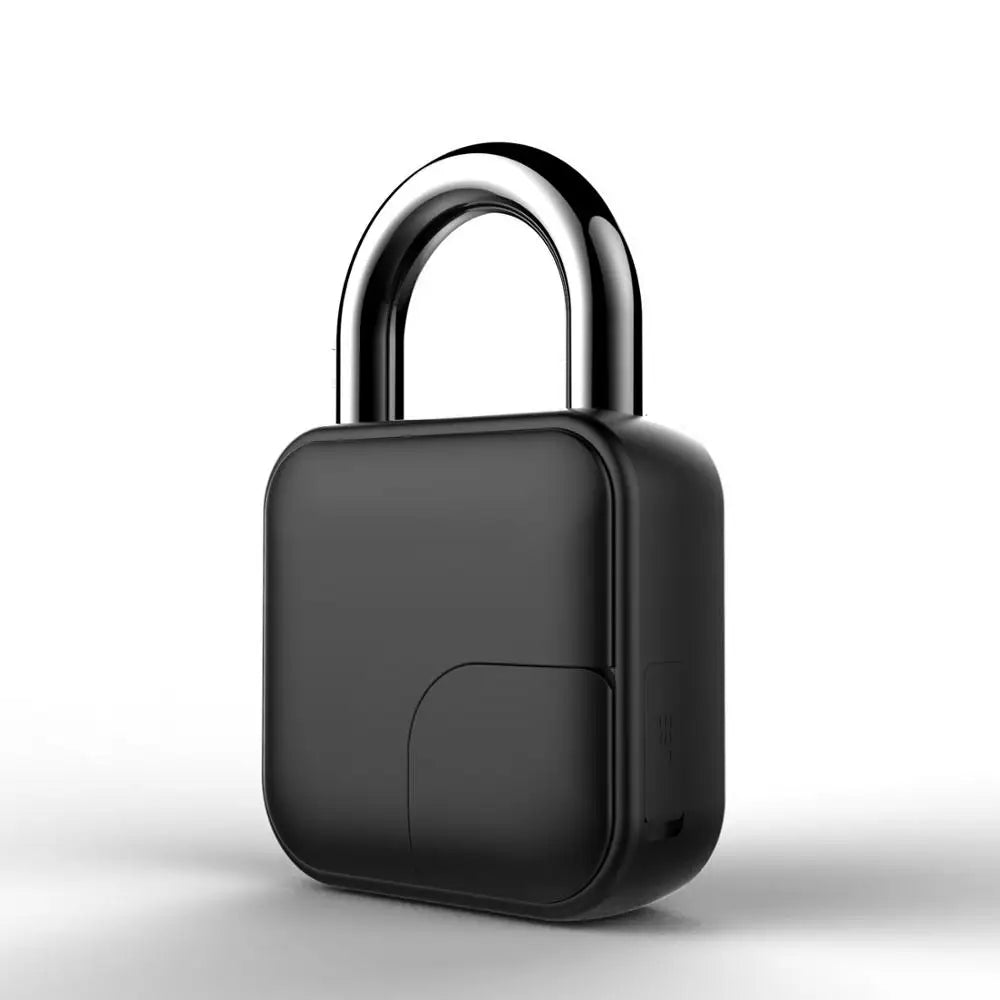 USB Rechargeable Smart Lock Keyless Fingerprint Lock IP65 Waterproof Anti-Theft Security Padlock Door Luggage Case Lock