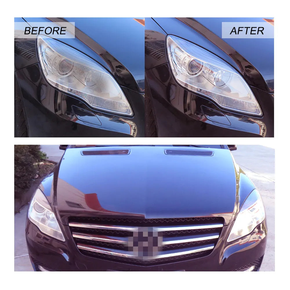 Car Lights Kit Polishing Restoration Car Headlights Repair Set Car Care Sanding Discs Pad Wet Dry Sandpaper No Drill 22Pcs