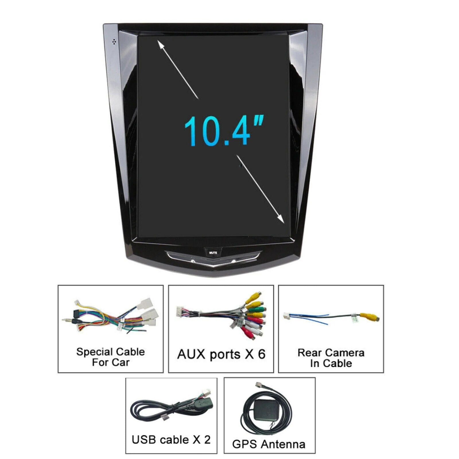 Android Car DVD Player Radio GPS Navigation Stereo Vertical Screen Multimedia Player For Cadillac ATS SRX XTS ATSL CTS 2014-2017