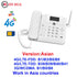 Desk Fixed Telephone Home Voice Call Wireless Landline Phone Modem 3g Sim Card Router4G Wifi Hotspot For Office Computers W101W