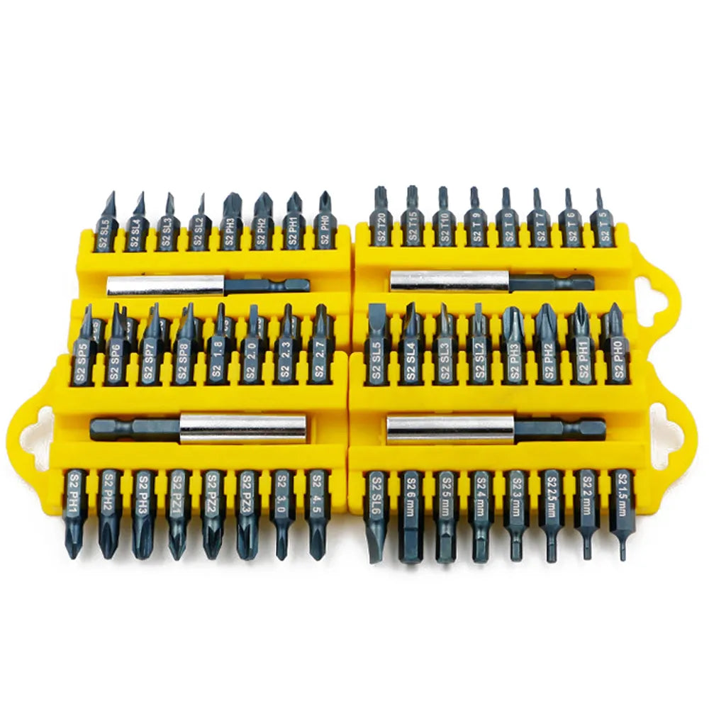 17PCS Electric Screwdriver Bit Set Hex Magnetic Insert Bit Set Torx Flat Head Cross Electric Screwdriver Screws