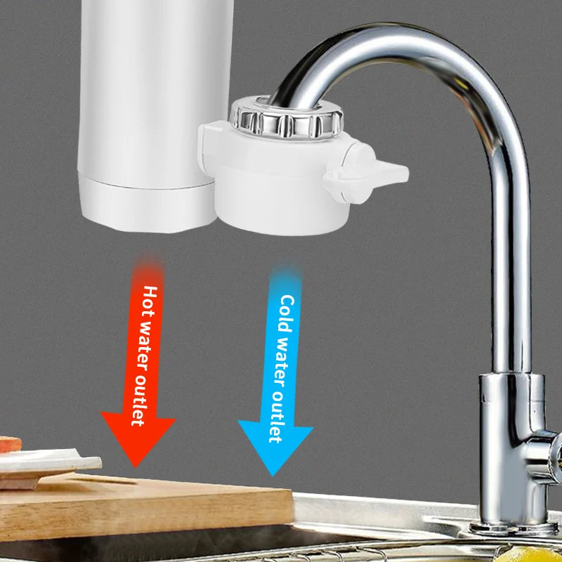 saengQ Kitchen Electric Water Heater Tap Instant Hot Water Faucet Heater Cold Heating Faucet Tankless Instantaneous Water Heater
