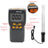 MD7822 Digital Grain Hygrometer Thermometer Moisture Meter  LCD Display Humidity Temperature Tester for Wheat Corn Rice 40%off